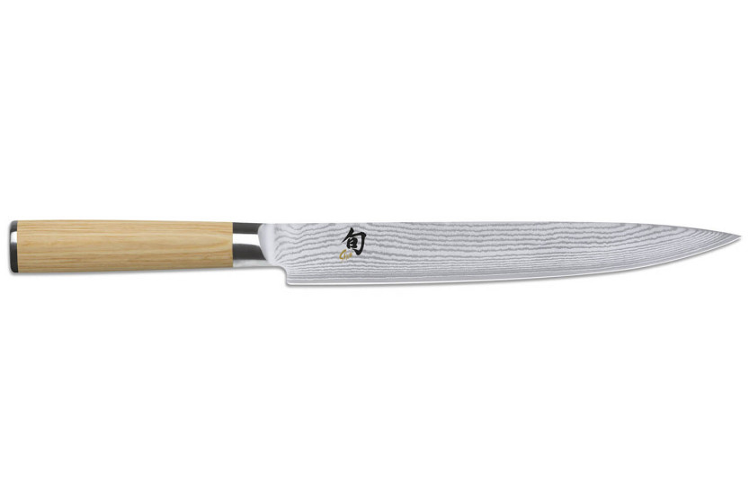 Kai Shun Clásico Damasco Blanco Cuchillo Japonés 33 capas 23cm