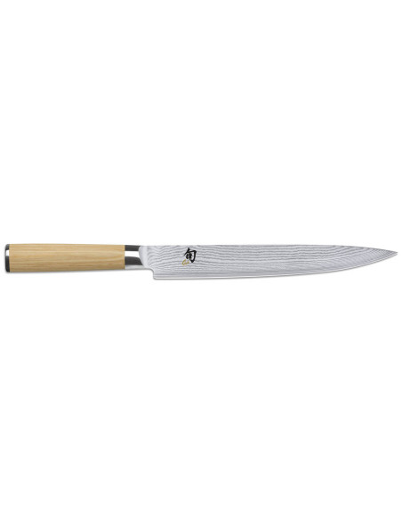 Kai Shun Clásico Damasco Blanco Cuchillo Japonés 33 capas 23cm