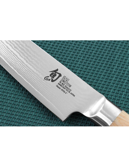 cuchillo universal japonés Kai Shun Classic White Damascus 32-layer 15cm