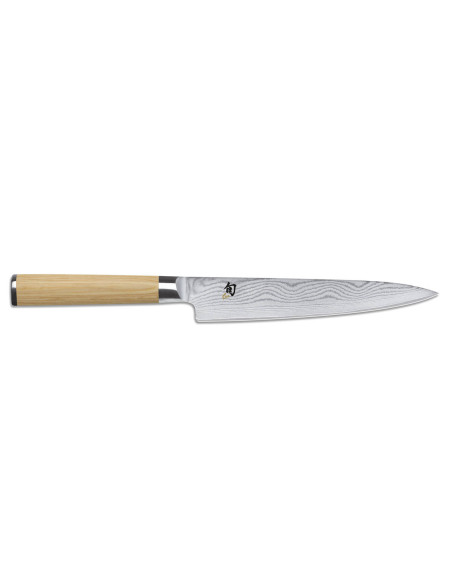 Kai Shun Klassiek Wit damast 32-laags 15cm Japans universeel mes