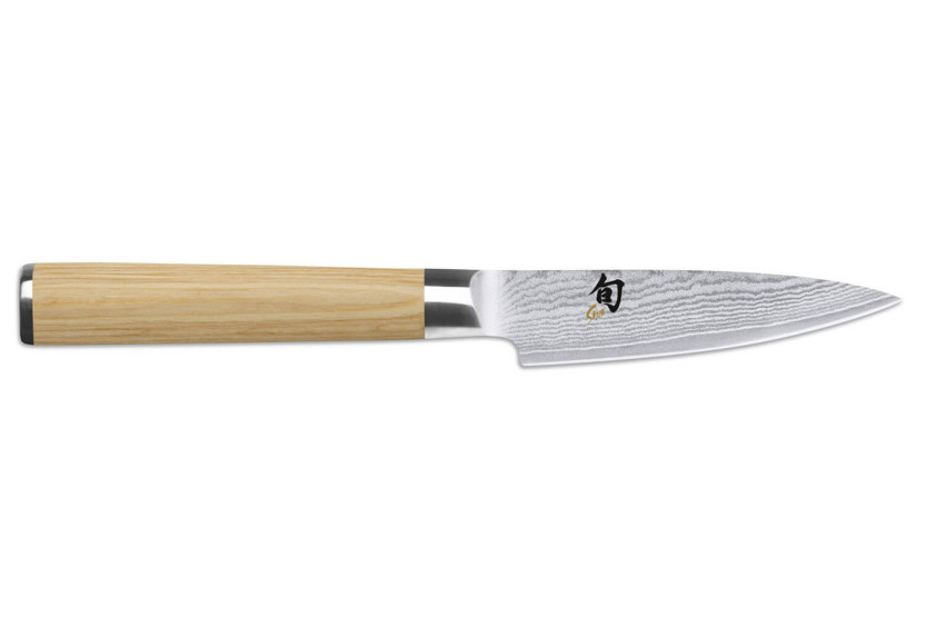 Kai Shun Klassisk vit damast 32 lager 10cm japansk skalkniv