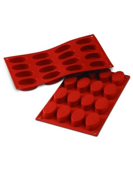 Silicon Flex professionele siliconen mal 300x175mm 16 ovale petit fours