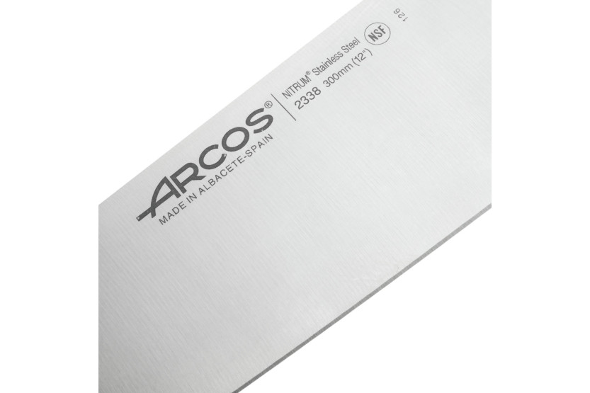 Riviera White Arcos smedet kokkekniv 30 cm NITRUM®-stålblad