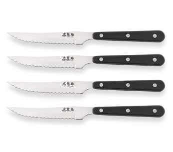 Wusaki tafelset 4 steakmessen 11cm met punt