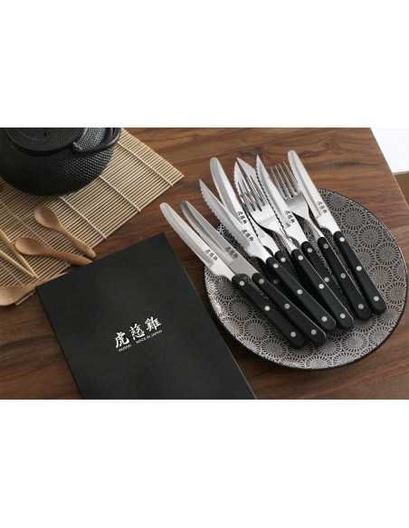 Wusaki bordsæt 4 steakknive 11 cm