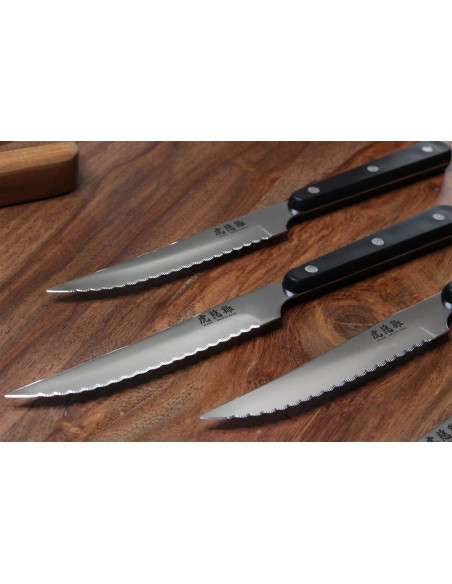 Wusaki table set 4 steak knives 11cm