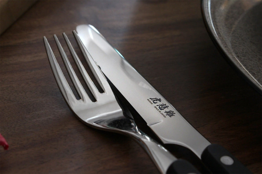 Coffret de table Wusaki 2 steakknive + 2 gafler