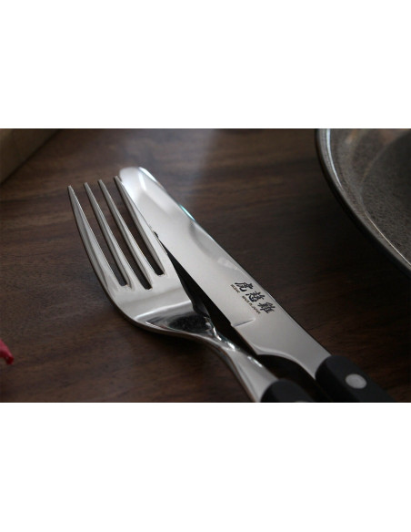 Coffret de table Wusaki 2 steakknive + 2 gafler