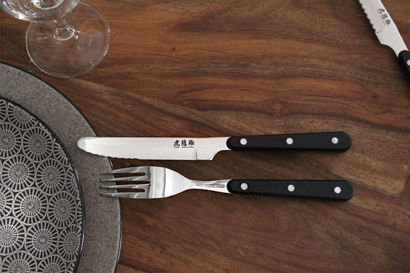 Coffret de table Wusaki 2 steakknive + 2 gafler