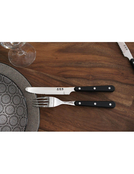 Coffret de table Wusaki 2 steakknive + 2 gafler