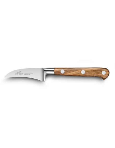 Sabatier Provençao 100% smidd fågelnäbbskniv 6cm olivträhandtag