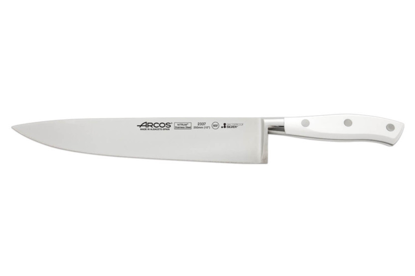 Riviera White Arcos smidd kockkniv 25cm NITRUM®stålblad