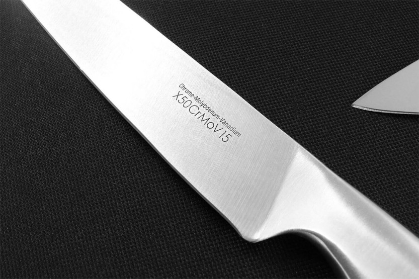 Extra-flat 5-knife Sabatier Trompette Asean stainless steel case