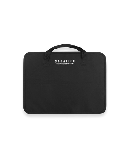Extra-flat 5-knife Sabatier Trompette Asean stainless steel case