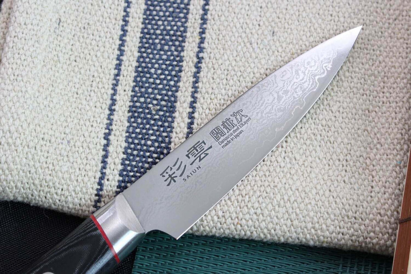 Kanetsugu Saiun 9cm damaskus 65 lager japansk skalkniv