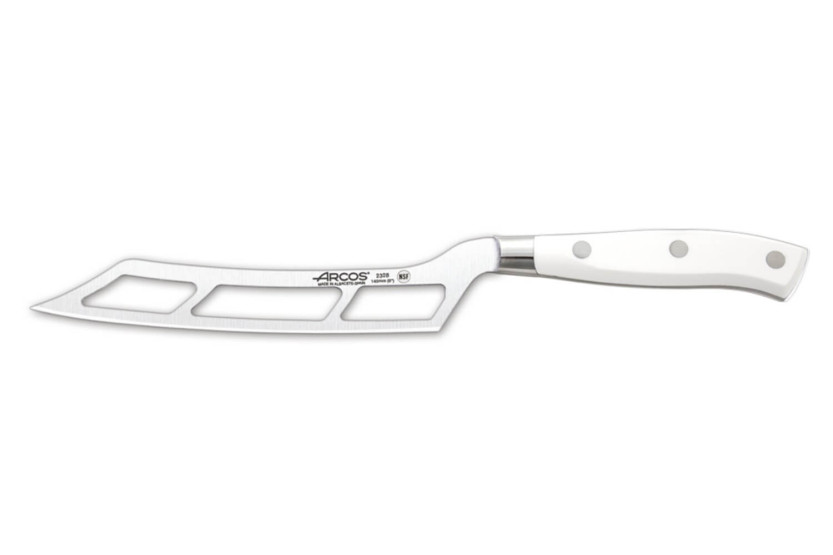 Coltello da formaggio forgiato Riviera White Arcos con lama in acciaio NITRUM®da 14,5 cm
