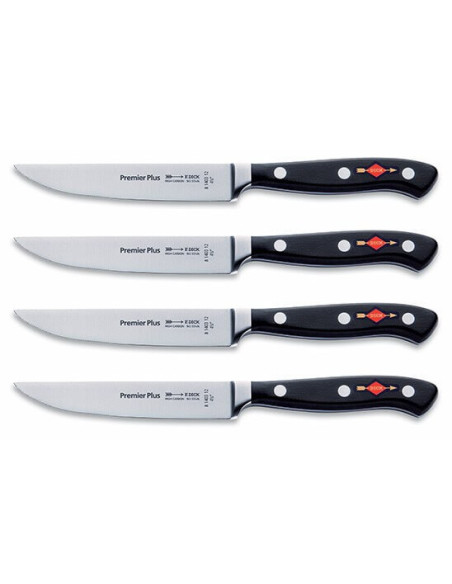 Set of 4 Dick Premier Plus steak knives with forged blades 12cm