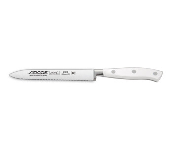 Riviera White Arcos gesmeed tomatenmes 13cm NITRUM®-staallemmet