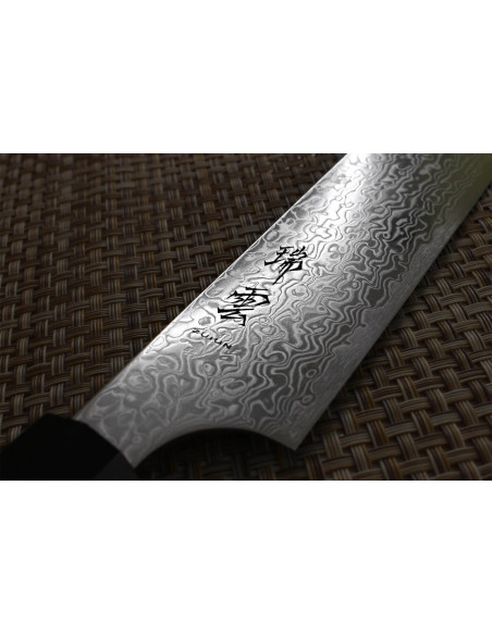 Kanetsugu Zuiun acciaio SPG2 damasco 24cm coltello giapponese sujihiki