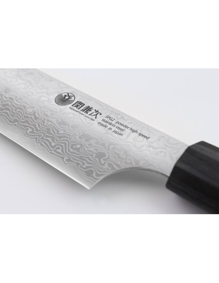 Kanetsugu Zuiun acero SPG2 damas 21cm cuchillo de chef japonés Kiritsuke