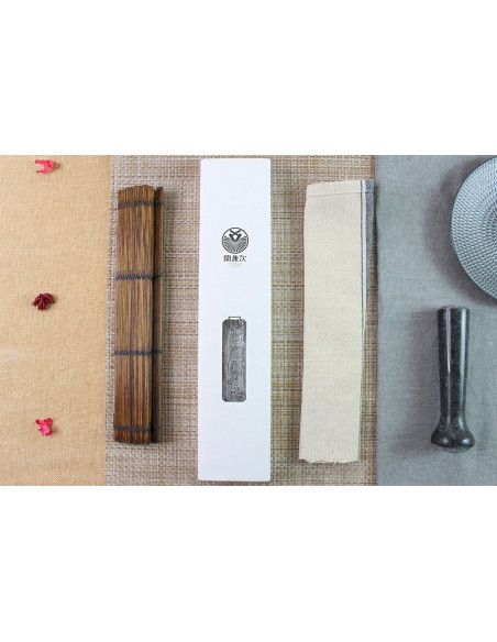 Kanetsugu Zuiun acero SPG2 damas 21cm cuchillo de chef japonés Kiritsuke