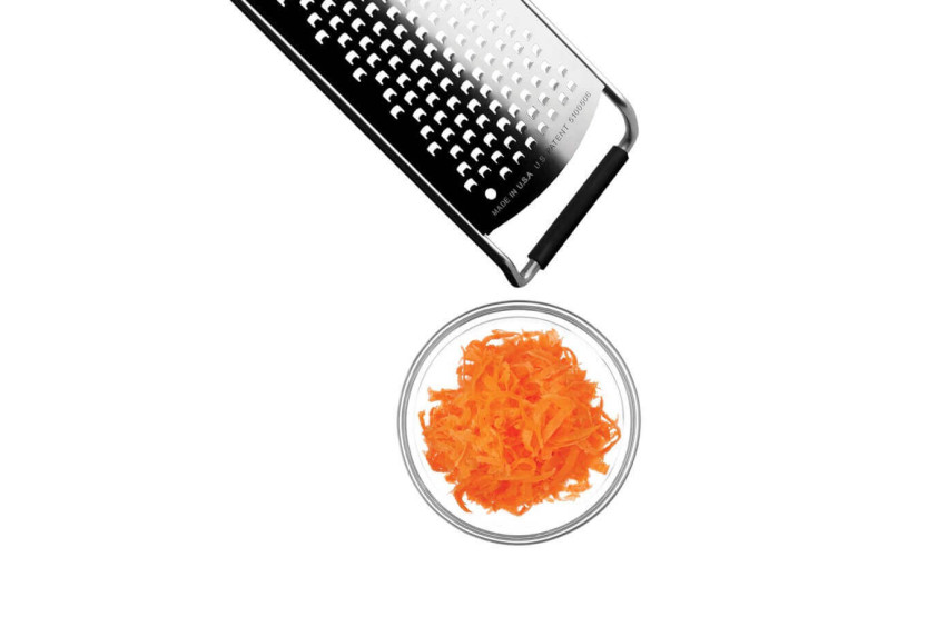 Microplane Gourmet grovt rivjärn svart handtag