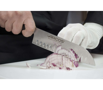 faca santoku com convinhas Riviera Arcos com lâmina de 14 cm 2