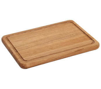 Wood4Food skärbräda med ränna 35x25cm - Ek