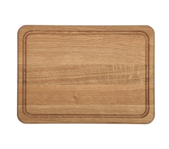 Wood4Food skjærebrett med renne 35x25cm - Eiketre 2