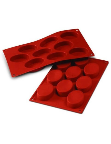 Silicon Flex professional mold 300x175mm 9 oval shapes