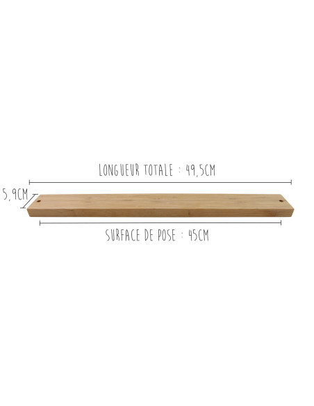 Íman em barra de bambu Yaxell 45cm