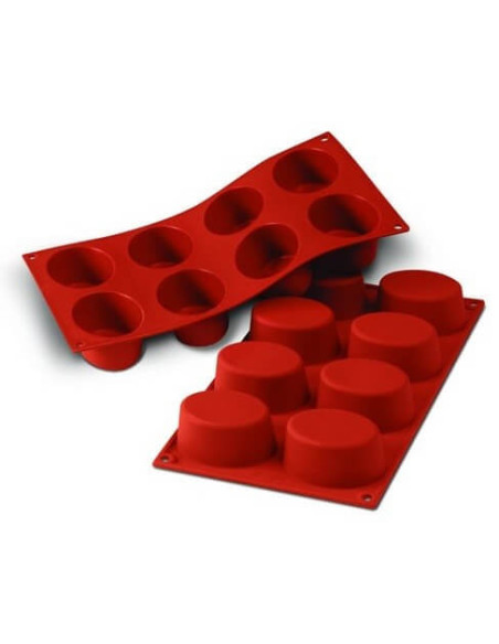 Silicona Flex molde profesional 300x175mm 8 formas ovaladas