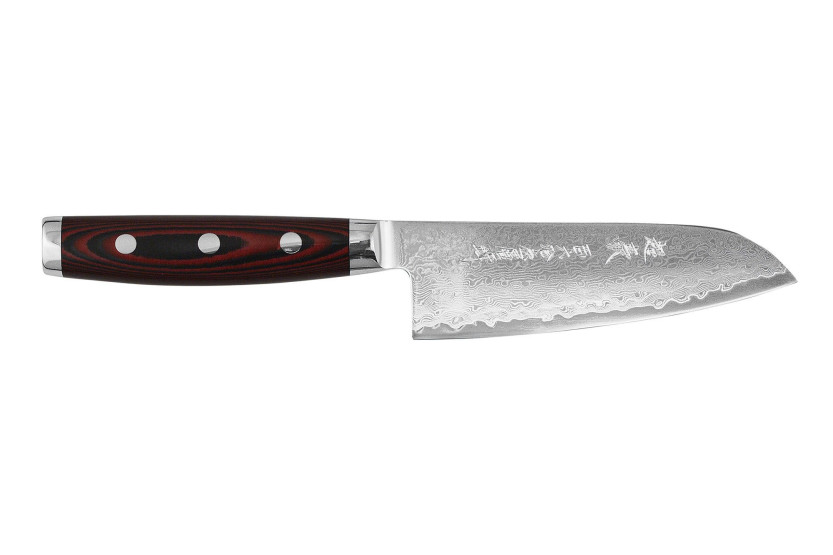 faca santoku japonesa faca santoku Yaxell SUPERGOU 12,5cm 161 camadas de damasco