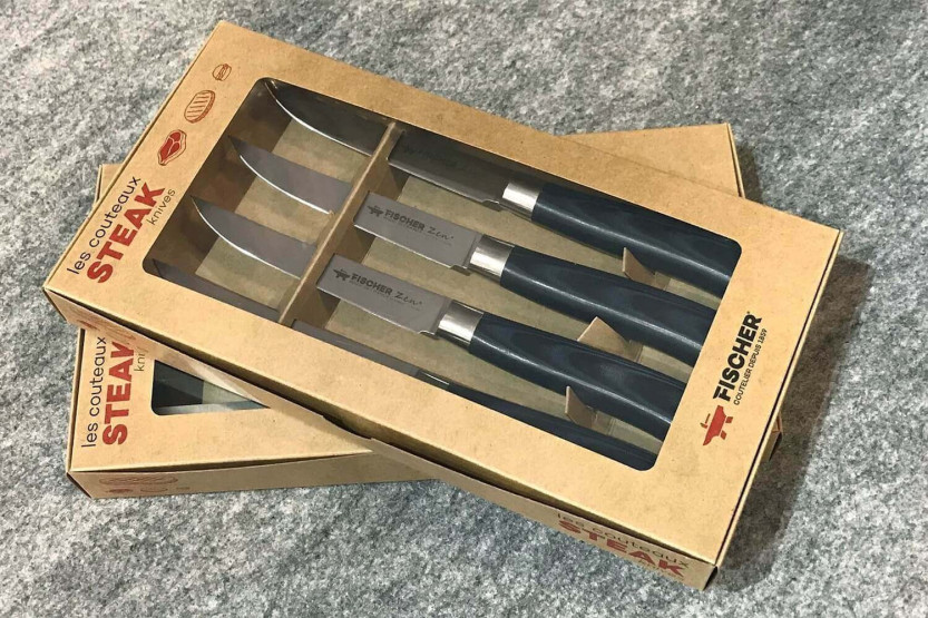 Set of 4 Fischer ZEN extreme hardness pro steak knives