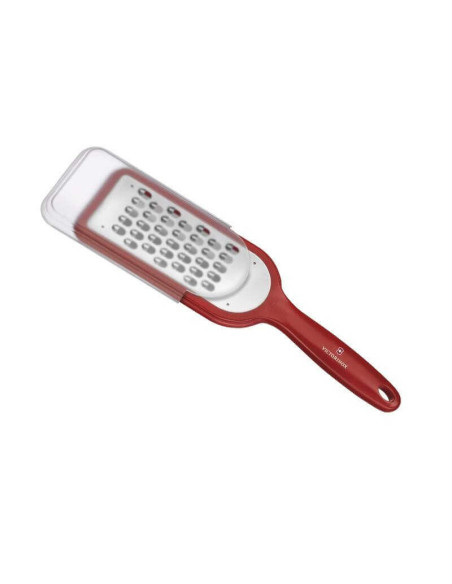 Victorinox medium rasp met rood handvat + beschermhoes