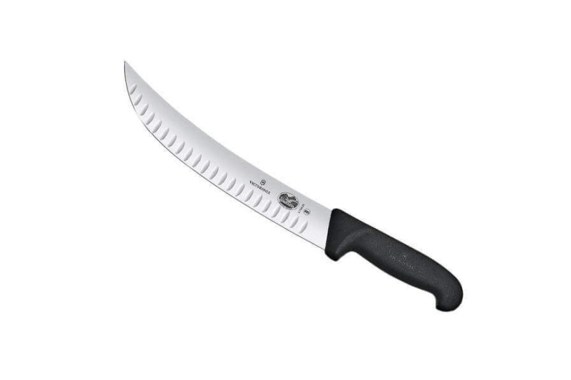 Victorinox Fibrox Schlachtmesser mit mit Kullenund umgekehrtem Rücken