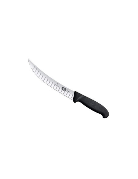 Cuchillo de carnicero Victorinox Fibrox, hoja estrecha con borde grantoncon lomo invertido