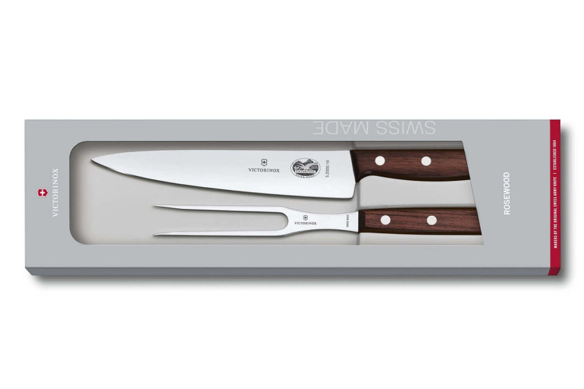 Victorinox Wood Tranchierset 1 Tranchiermesser + 1 Fleischgabel