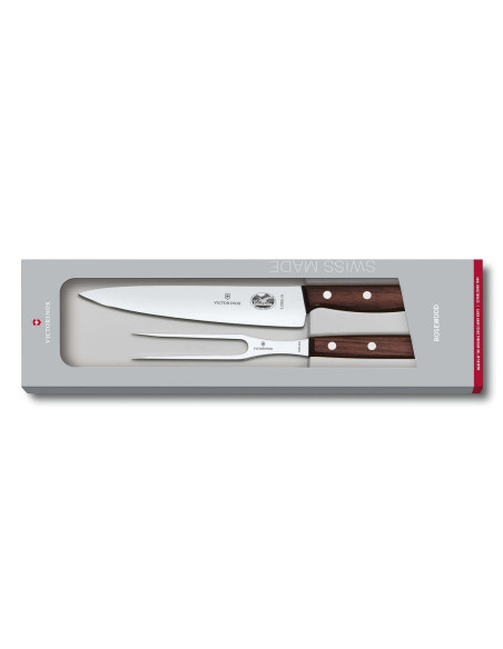 Victorinox Wood carving set 1 cuchillo para trinchar + 1 tenedor para carne