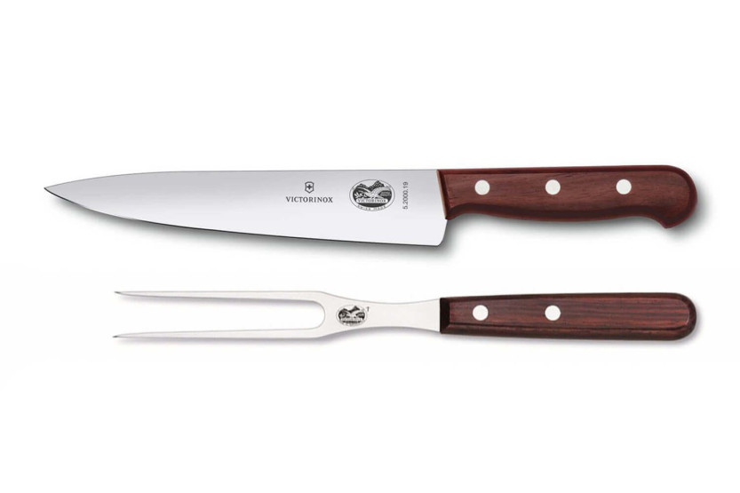 Set da intaglio in legno Victorinox 1 coltello da intaglio + 1 forchetta da carne