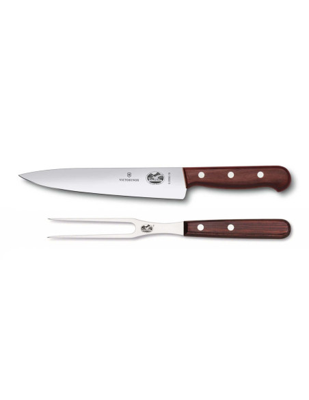Set da intaglio in legno Victorinox 1 coltello da intaglio + 1 forchetta da carne