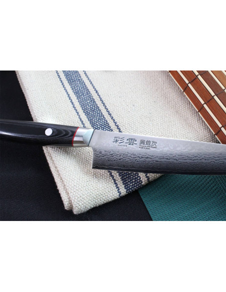 Kanetsugu Saiun 15cm damascus 65-laags Japans Universeel mes