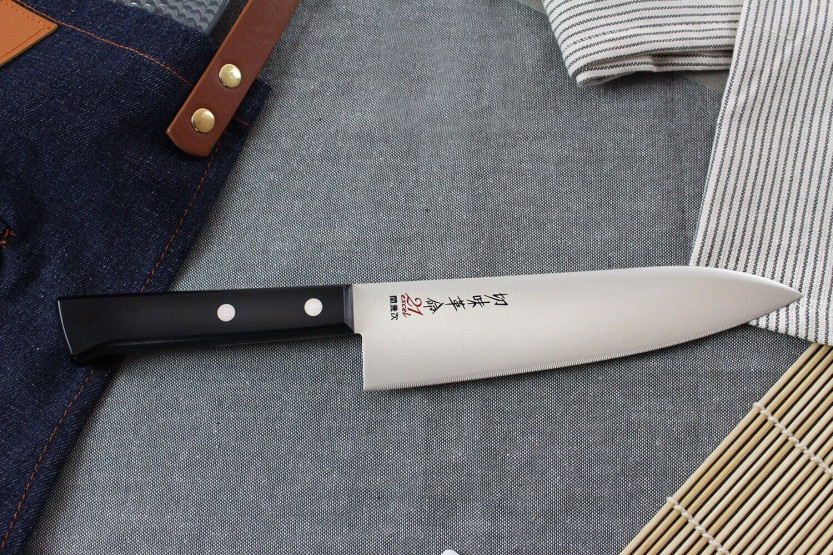 Kanetsugu Rev 21 Japans koksmes 18cm micro getand lemmet