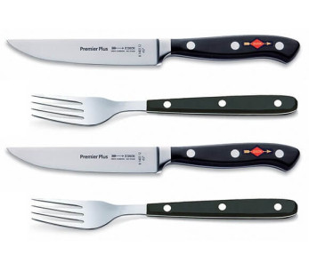Sett med 4 Dick Premier Plus smidde kniver 12 cm 2