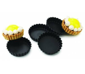 Conjunto de 12 tartes caneladas Exoglass® Matfer 2