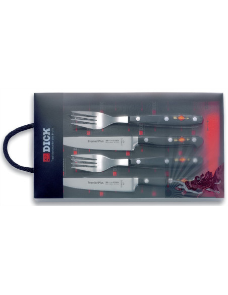 Besteckkasten 4 Besteckteile Dick Premier Plus geschmiedete Klingen 12cm