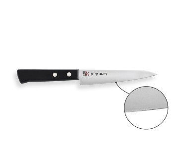 Kanetsugu Rev 21 yleispuukko japanilainen yleispuukko 13cm mikro hammastettu terä 13cm mikro hammastettu terä