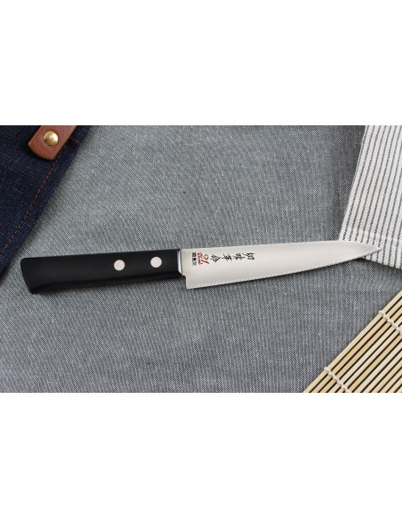 Kanetsugu Rev 21 yleispuukko japanilainen yleispuukko 13cm mikro hammastettu terä 13cm mikro hammastettu terä