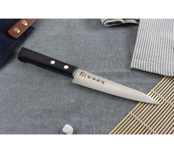 Kanetsugu Rev 21 Universalkniv japansk universalkniv 13cm mikrosågat blad 2