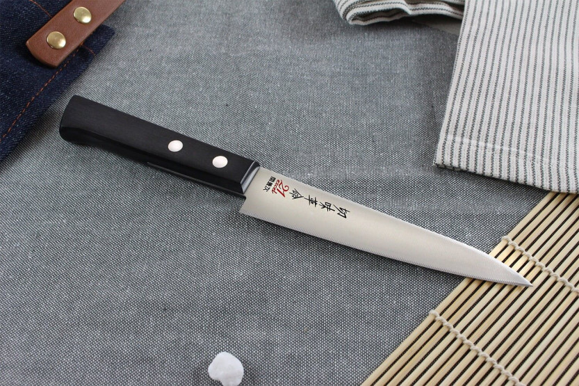 Kanetsugu Rev 21 Universalkniv japansk universalkniv 13cm mikrosågat blad